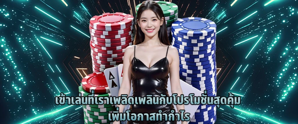 เข้าเล่นที่เรา เพลิดเพลินกับโปรโมชั่นสุดคุ้ม เพิ่มโอกาสทำกำไร